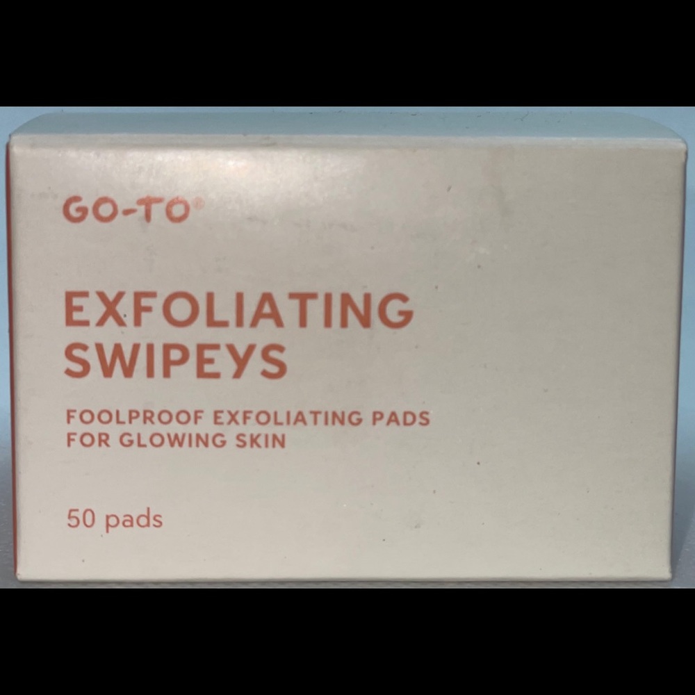 Exfoliating Swipeys
Face Exfoliator 
50 pads